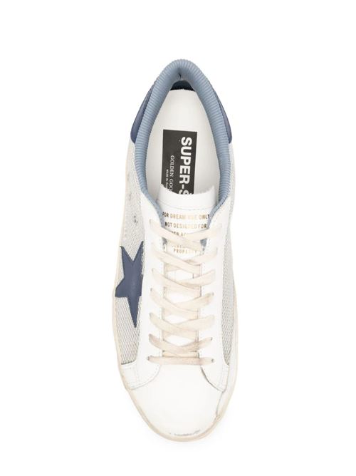 Men's white light blue sneakers  Golden Goose | GMF00101F00540070290